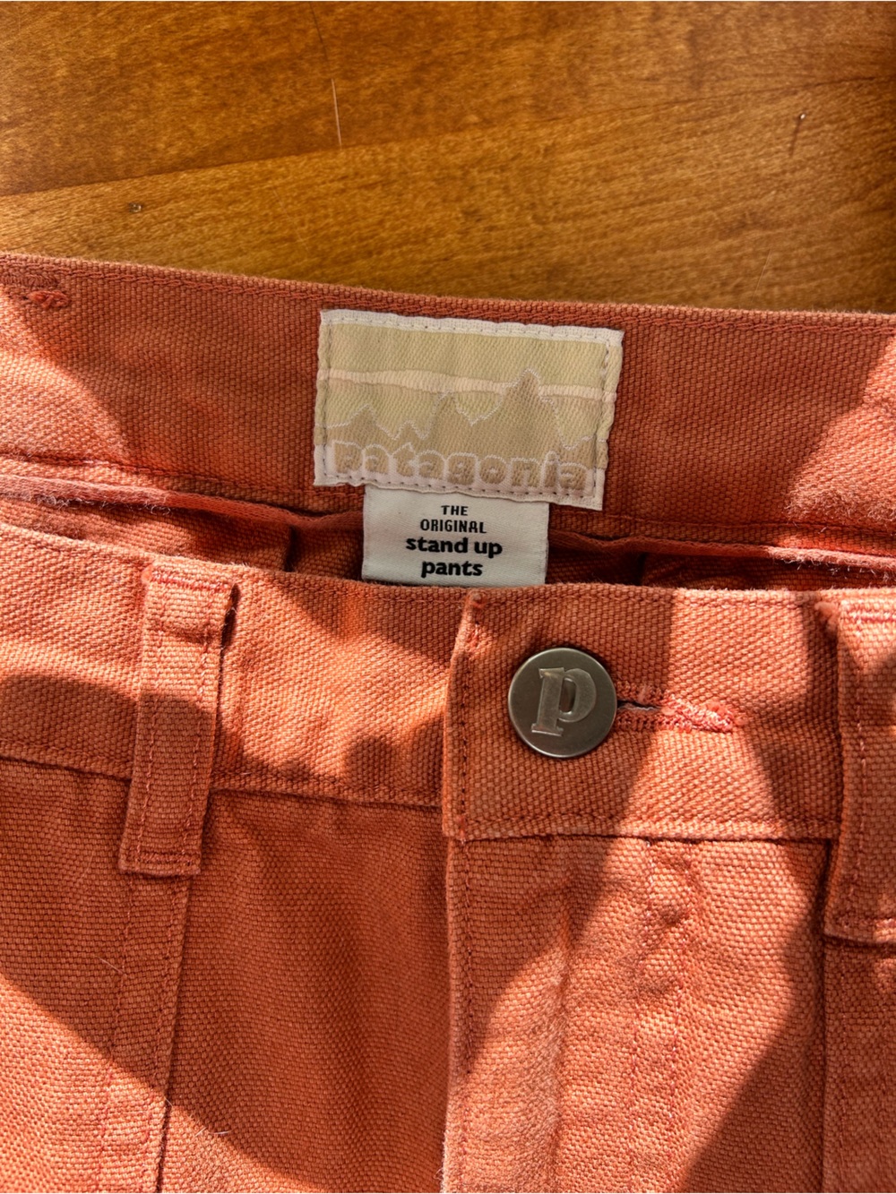 Patagonia Stand Up Pants in Burnt Orange - Picture 4 of 5
